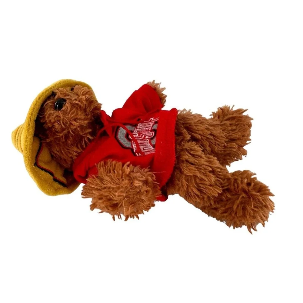 Ohio State Plush Teddy Bear Hat Hoodie BCS National Championship Tostitos 2007‎